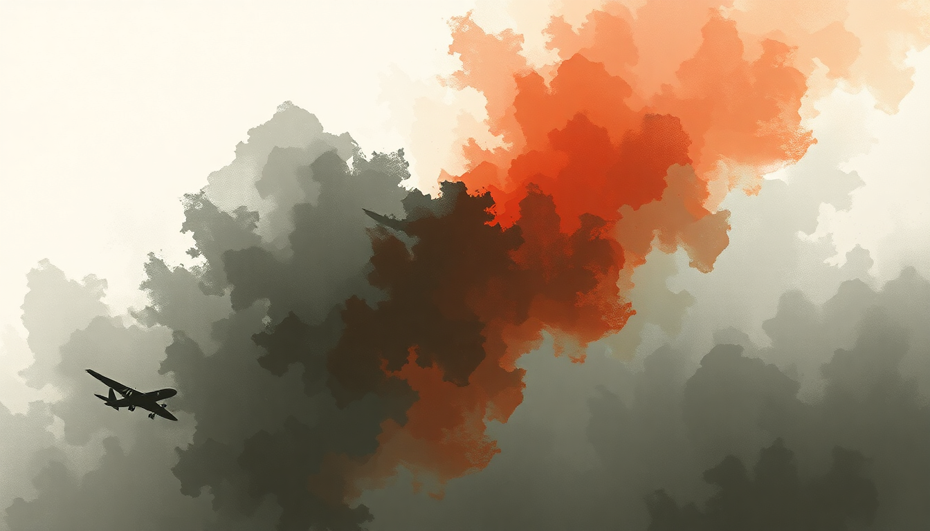 Fan-driven abstract illustration evoking the emotional arc of Horrorshow by The Libertines