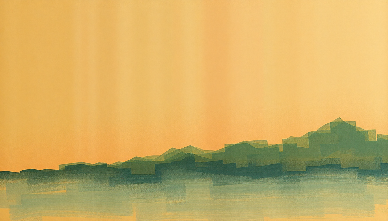 Fan-driven abstract illustration evoking the emotional arc of Horse Latitudes by The Doors