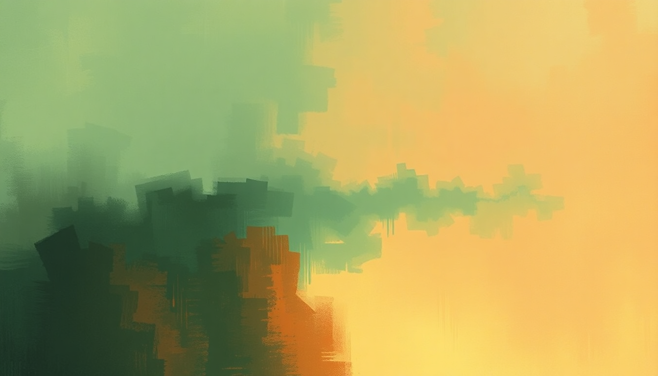 Fan-driven abstract illustration evoking the emotional arc of Land by Patti Smith