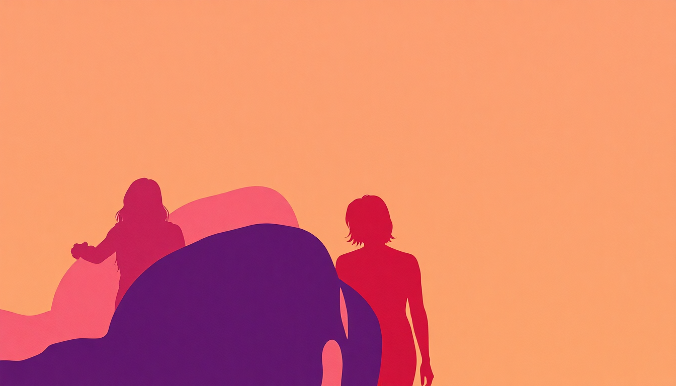 Fan-driven abstract illustration evoking the emotional arc of Hot Hot Summer Day by The Sugarhill Gang
