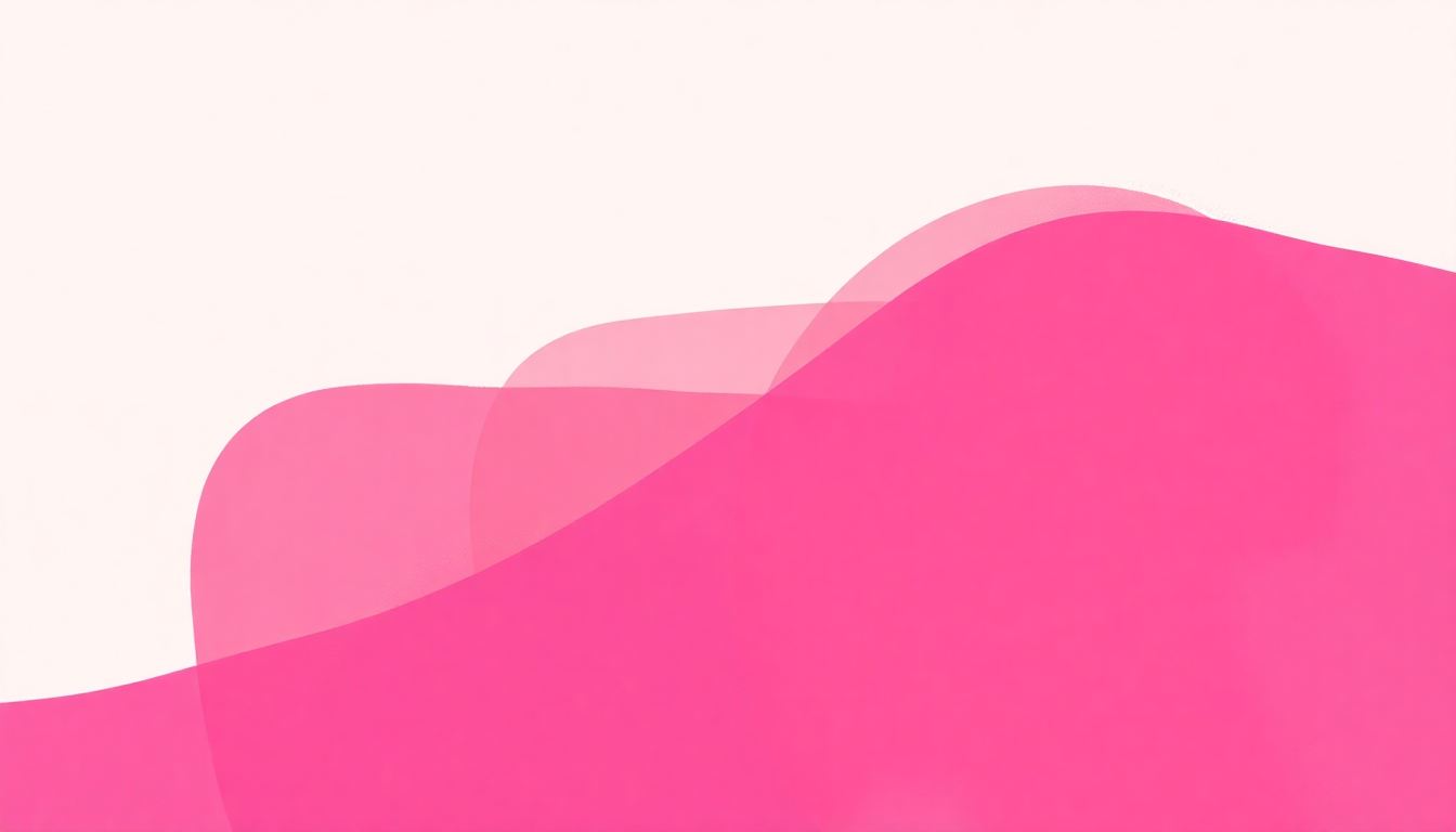 Fan-driven abstract illustration evoking the emotional arc of Hot Pink by Doja Cat