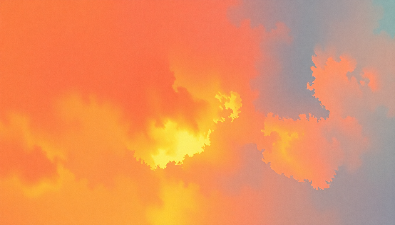 Fan-driven abstract illustration evoking the emotional arc of Hot Stuff by Donna Summer