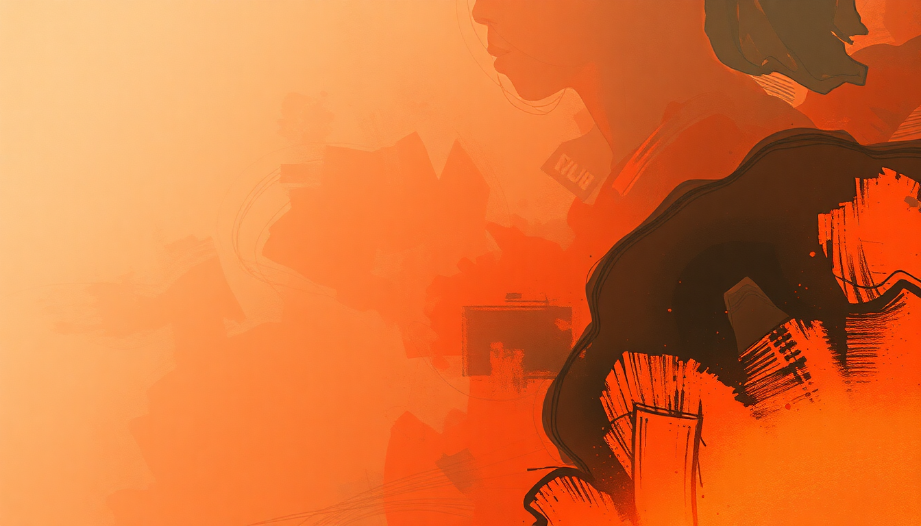 Fan-driven abstract illustration evoking the emotional arc of Hotter than Hell by Dua Lipa
