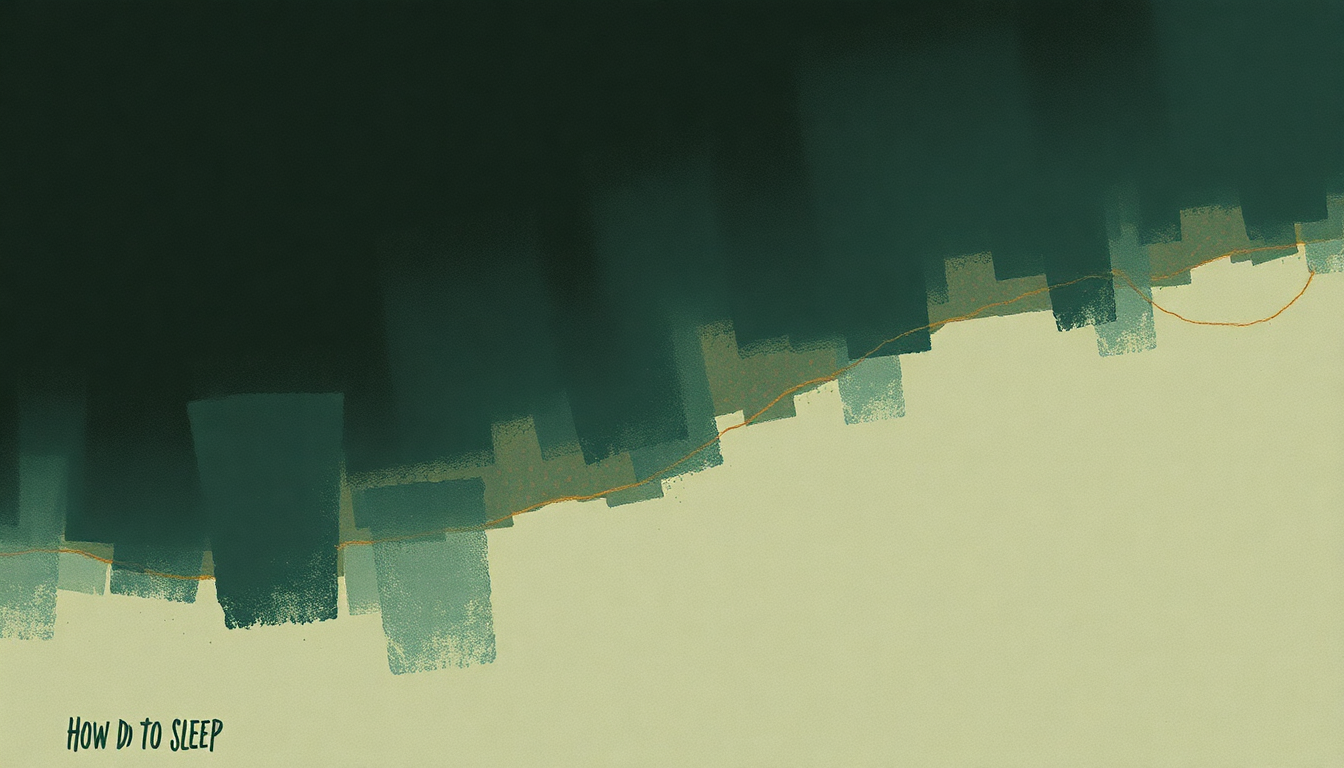 Fan-driven abstract illustration evoking the emotional arc of How Do You Sleep by The Stone Roses