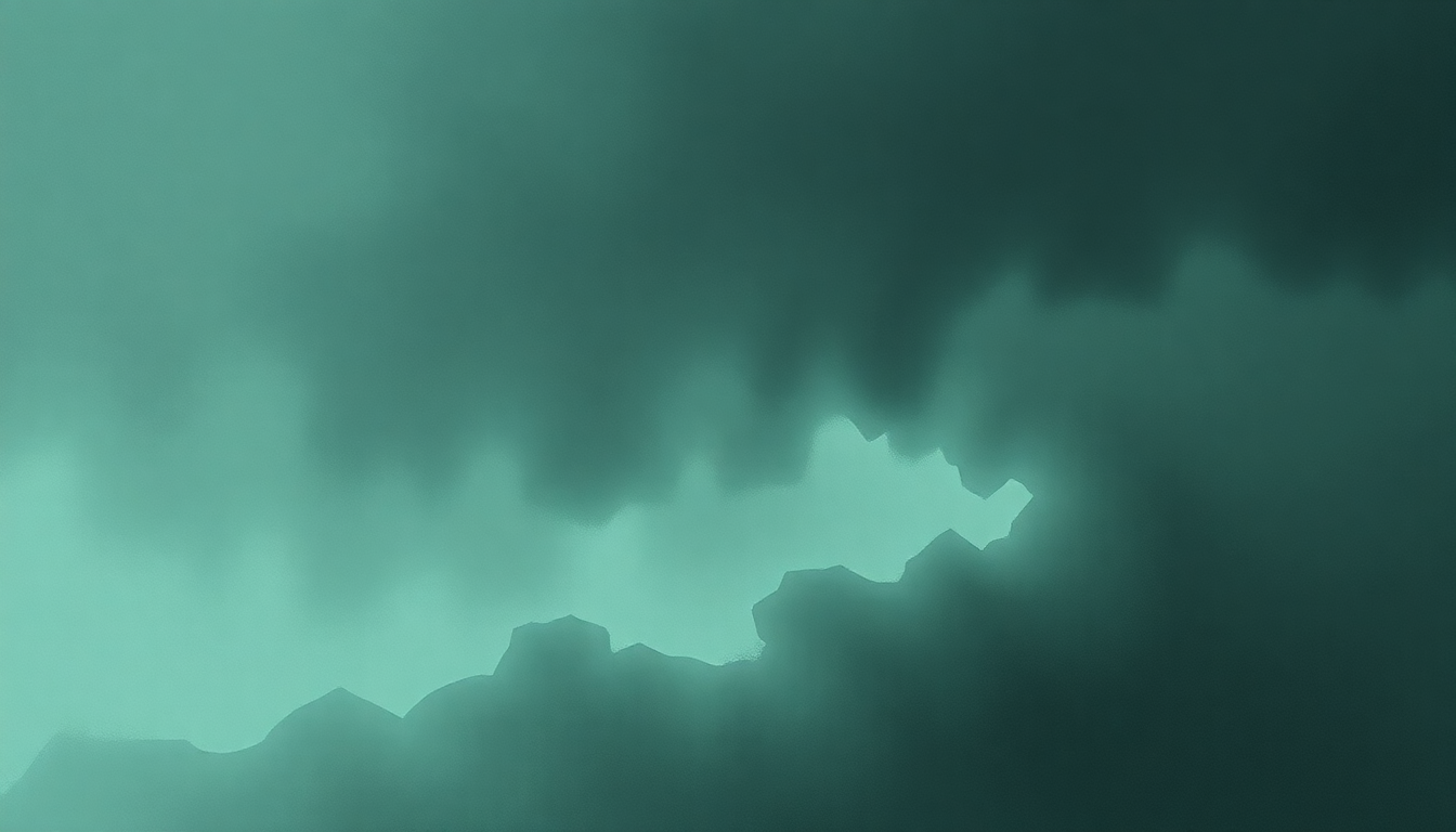 Fan-driven abstract illustration evoking the emotional arc of How to Disappear Completely by Radiohead