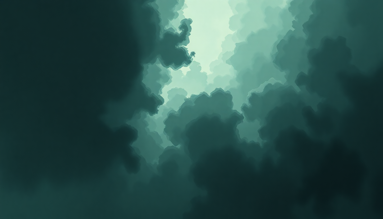 Fan-driven abstract illustration evoking the emotional arc of Howl by Florence + the Machine