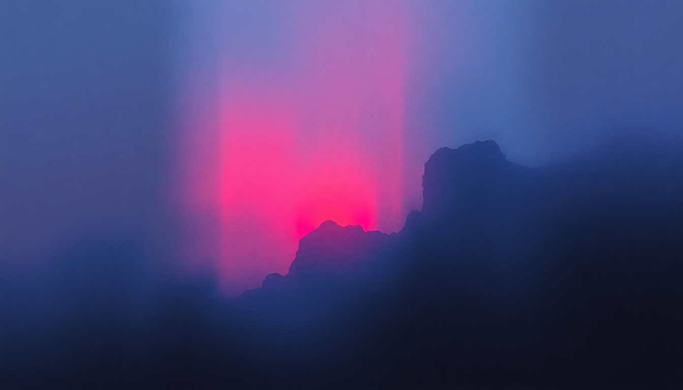 Fan-driven abstract illustration evoking the emotional arc of Human by The Human League