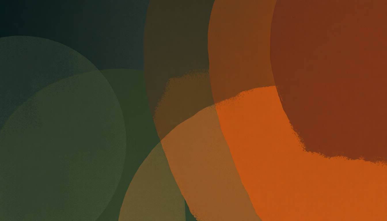 Fan-driven abstract illustration evoking the emotional arc of Humiliation by The National