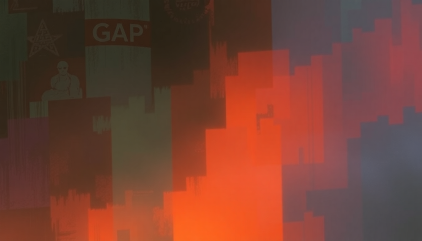 Fan-driven abstract illustration evoking the emotional arc of Humpin' by The Gap Band