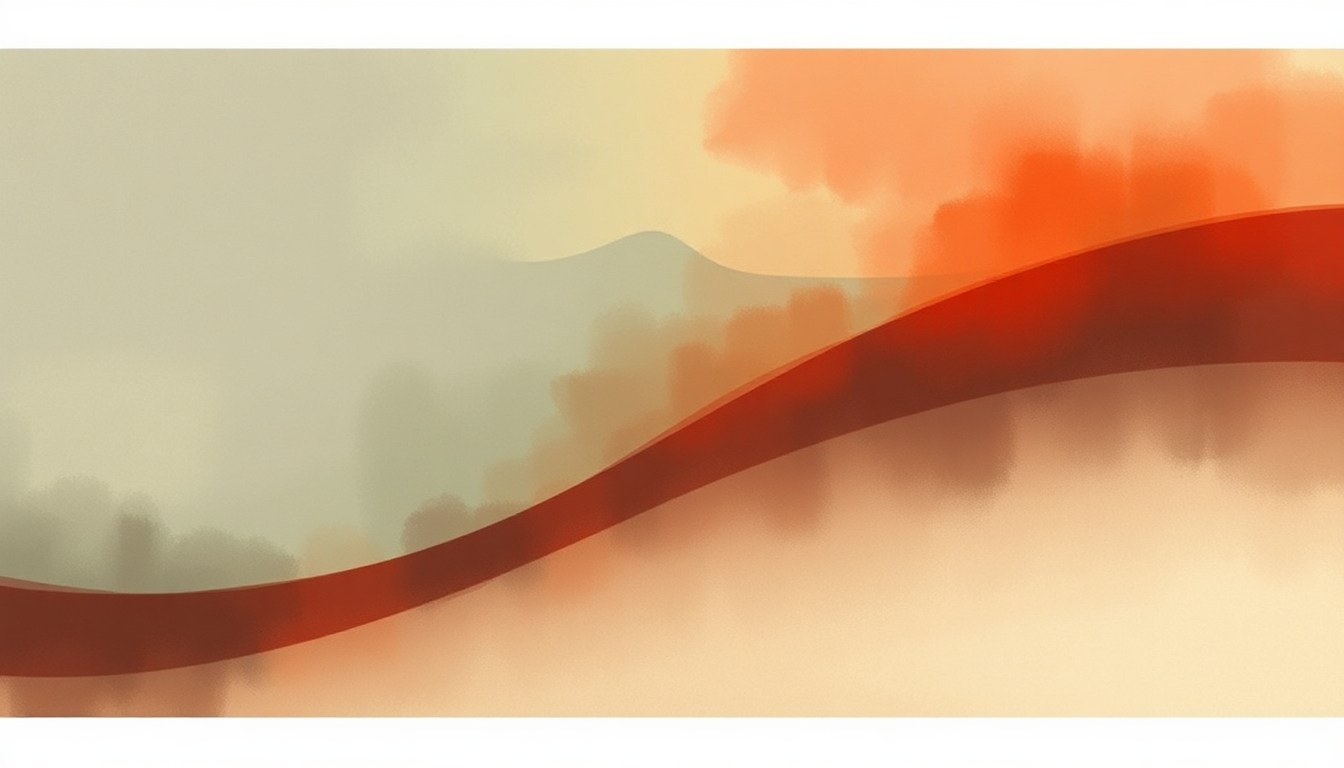 Fan-driven abstract illustration evoking the emotional arc of Hurricane by Eric Benet