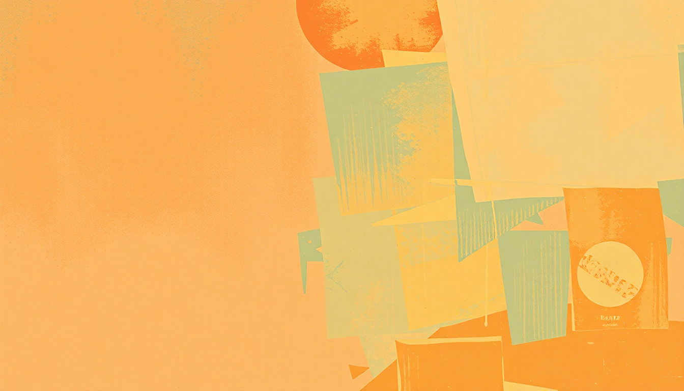 Fan-driven abstract illustration evoking the emotional arc of Hush Your Mouth by Bo Diddley