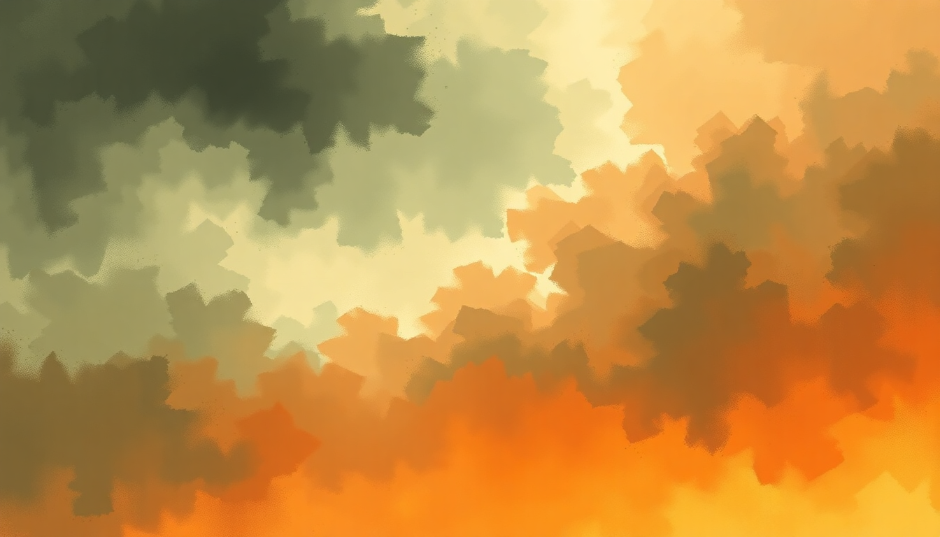 Fan-driven abstract illustration evoking the emotional arc of Hyaena by Travis Scott