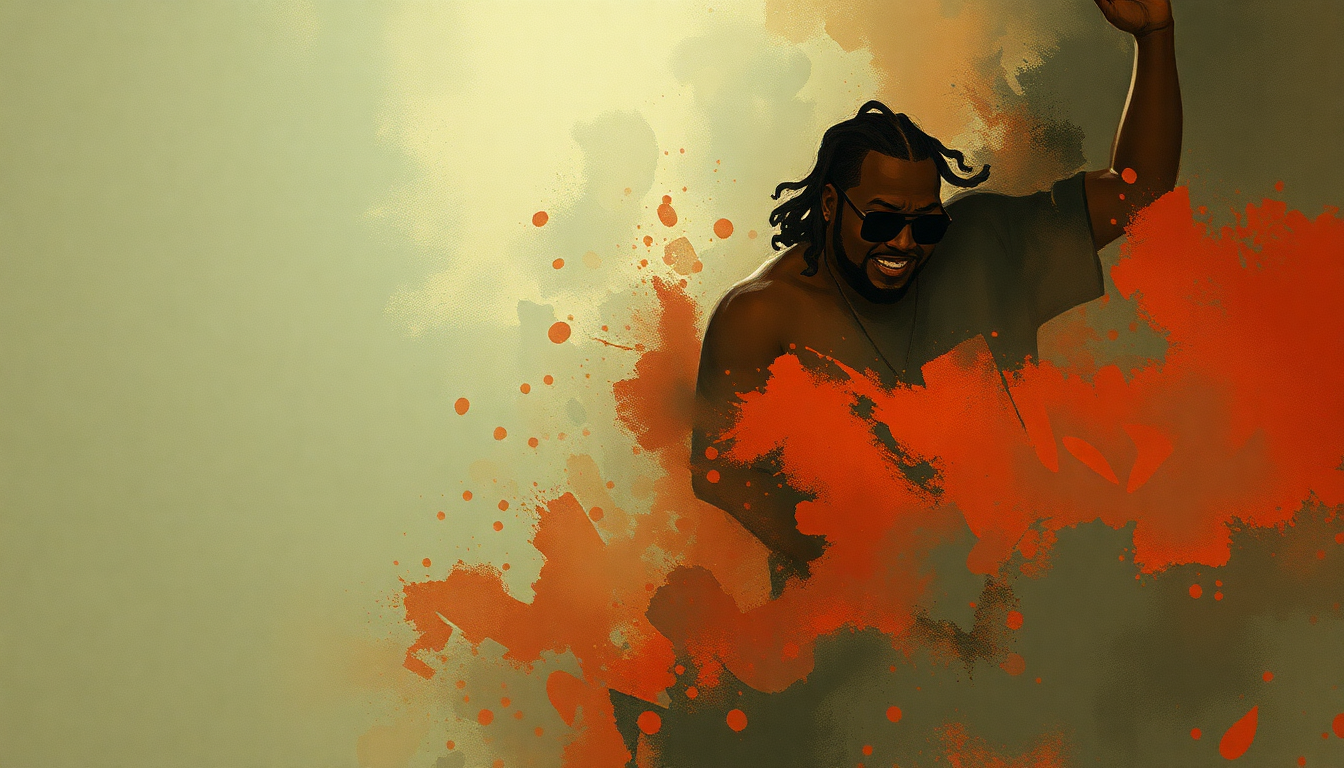 Fan-driven abstract illustration evoking the emotional arc of Hypnotize by The Notorious B.I.G.