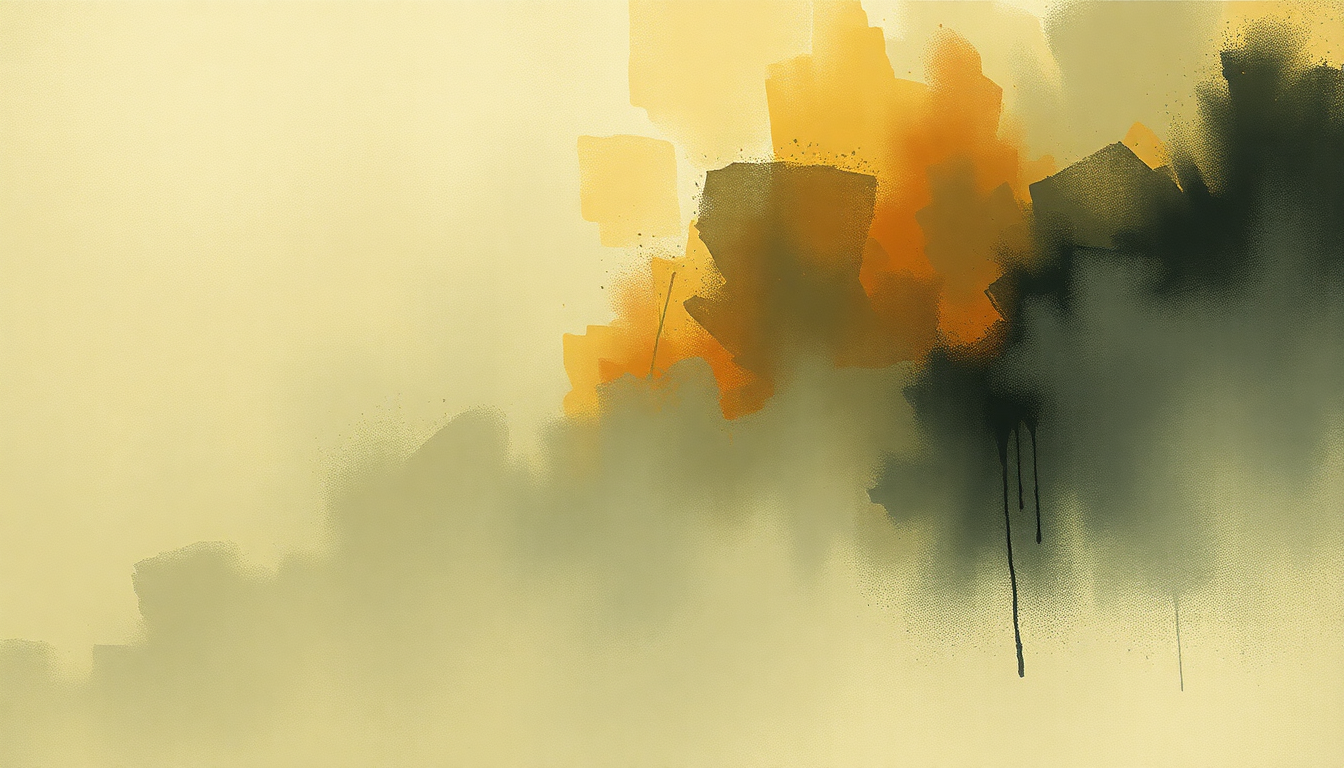 Fan-driven abstract illustration evoking the emotional arc of I Am a God by Kanye West