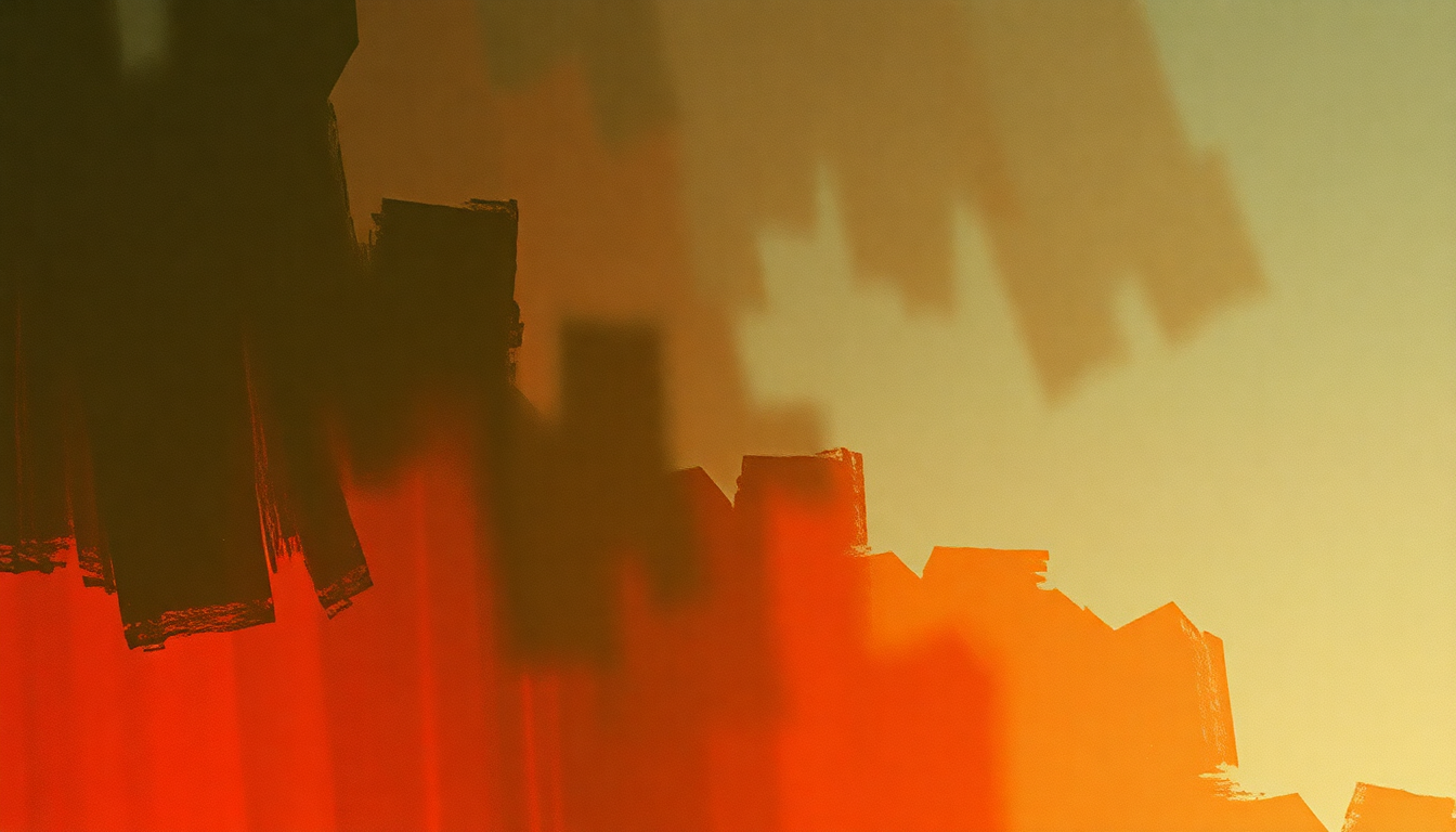 Fan-driven abstract illustration evoking the emotional arc of I Could Have Lied by Red Hot Chili Peppers