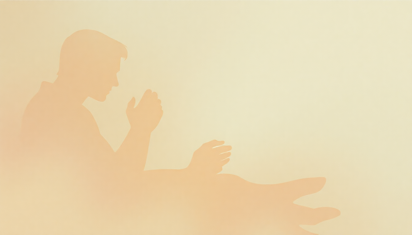 Fan-driven abstract illustration evoking the emotional arc of I'd Love You All Over Again by Alan Jackson