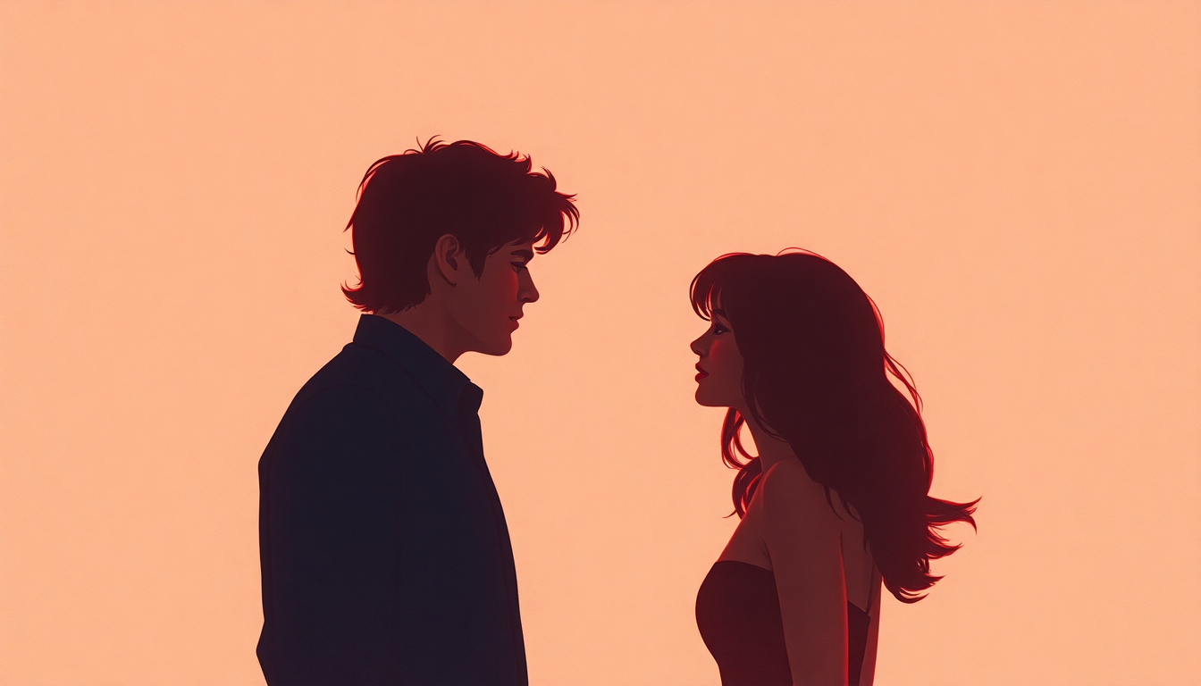 Fan-driven abstract illustration evoking the emotional arc of I Don't Wanna Lose You by Tina Turner