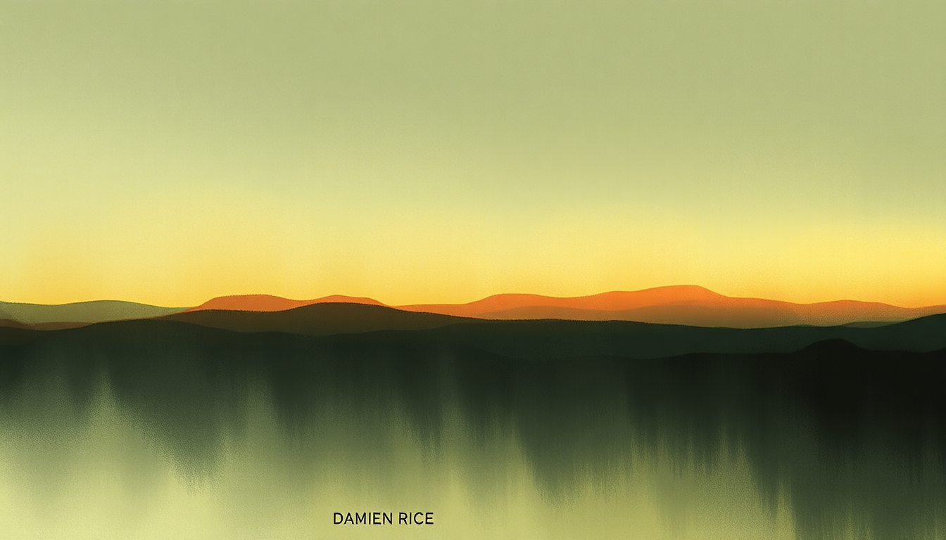 Fan-driven abstract illustration evoking the emotional arc of I Don't Want to Change You by Damien Rice