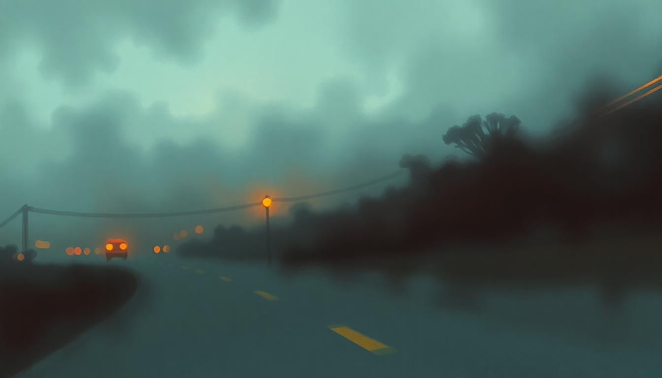 Fan-driven abstract illustration evoking the emotional arc of I Drove All Night by Celine Dion