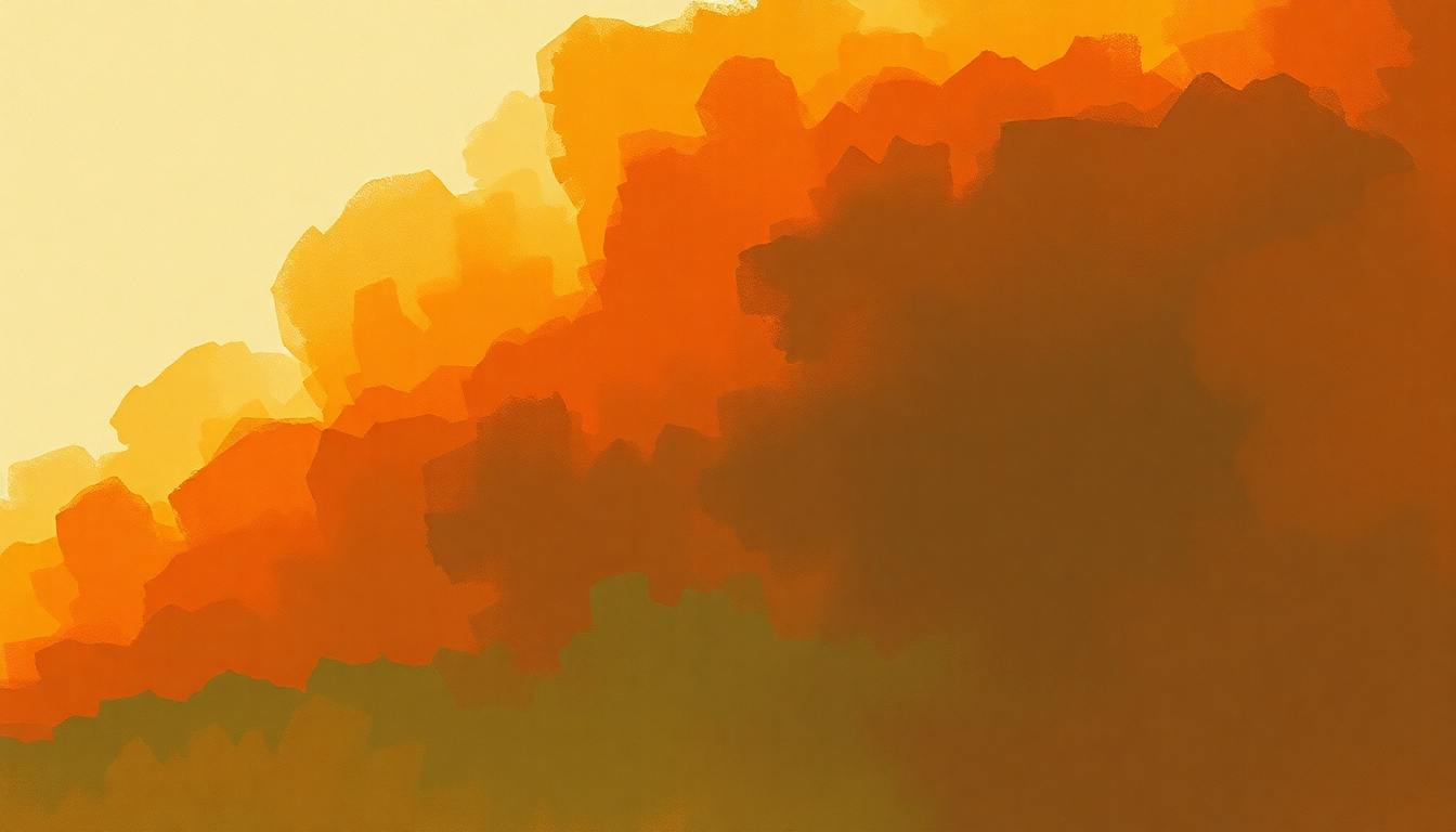 Fan-driven abstract illustration evoking the emotional arc of I Feel Like I'm Fixin' to Die Rag by Country Joe and the Fish
