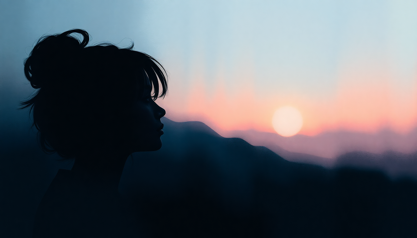 Fan-driven abstract illustration evoking the emotional arc of I Get Lonely by Janet Jackson