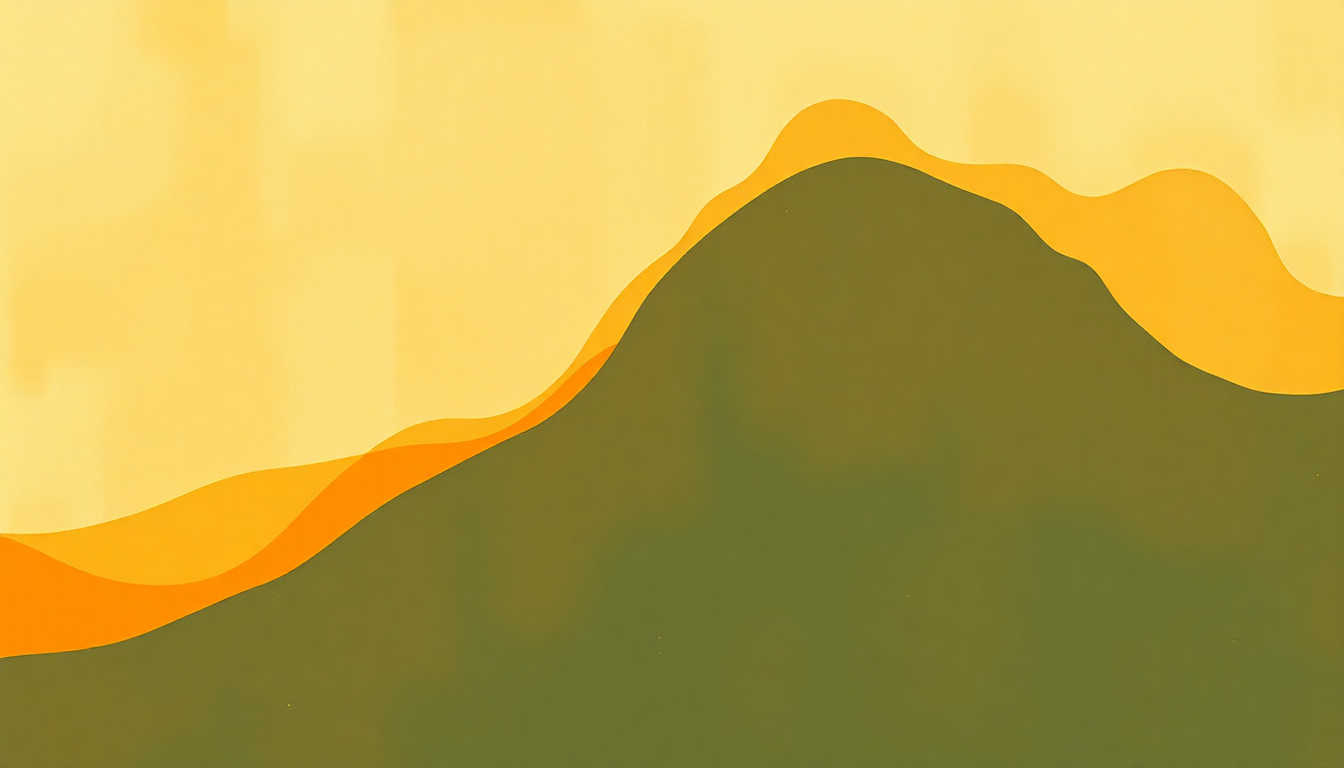 Fan-driven abstract illustration evoking the emotional arc of I Get the Sweetest Feeling by Jackie Wilson