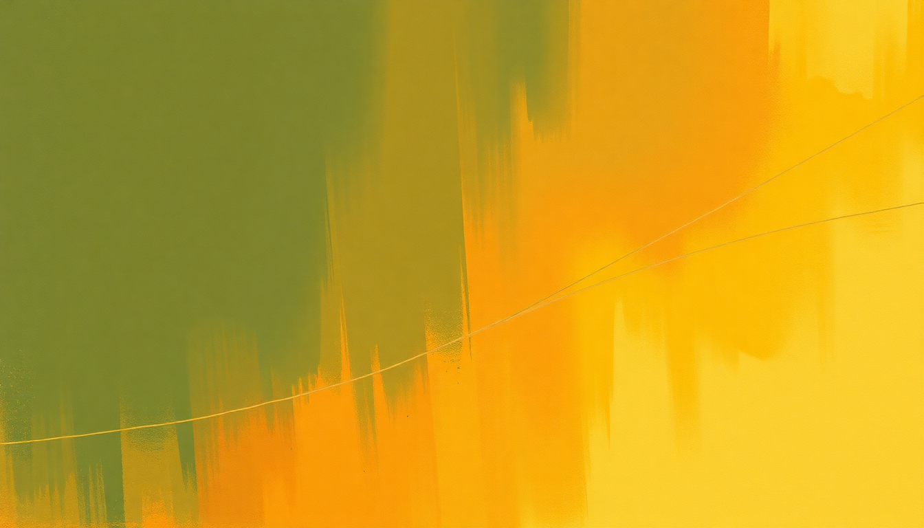 Fan-driven abstract illustration evoking the emotional arc of I Got Rhythm by Tony Bennett