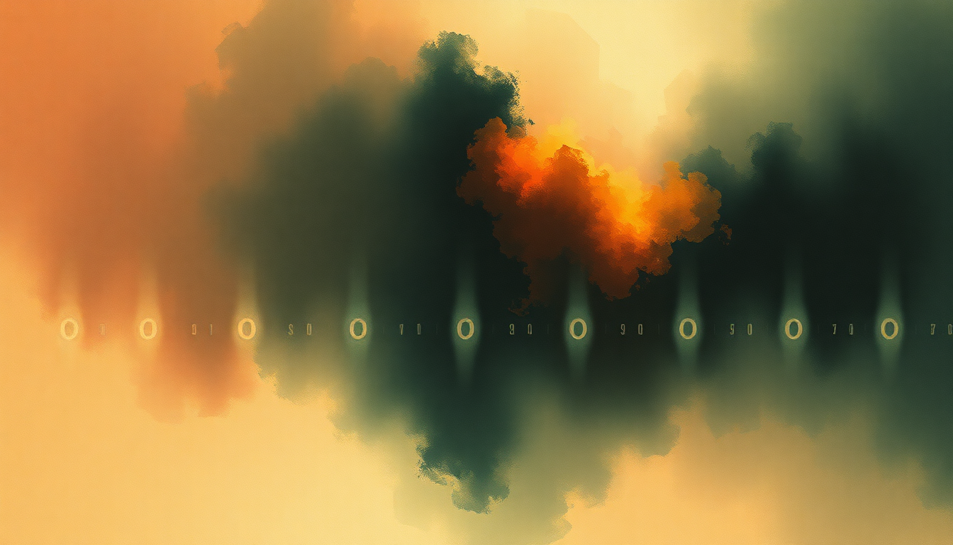 Fan-driven abstract illustration evoking the emotional arc of I Gotta Rokk by DJ Shadow