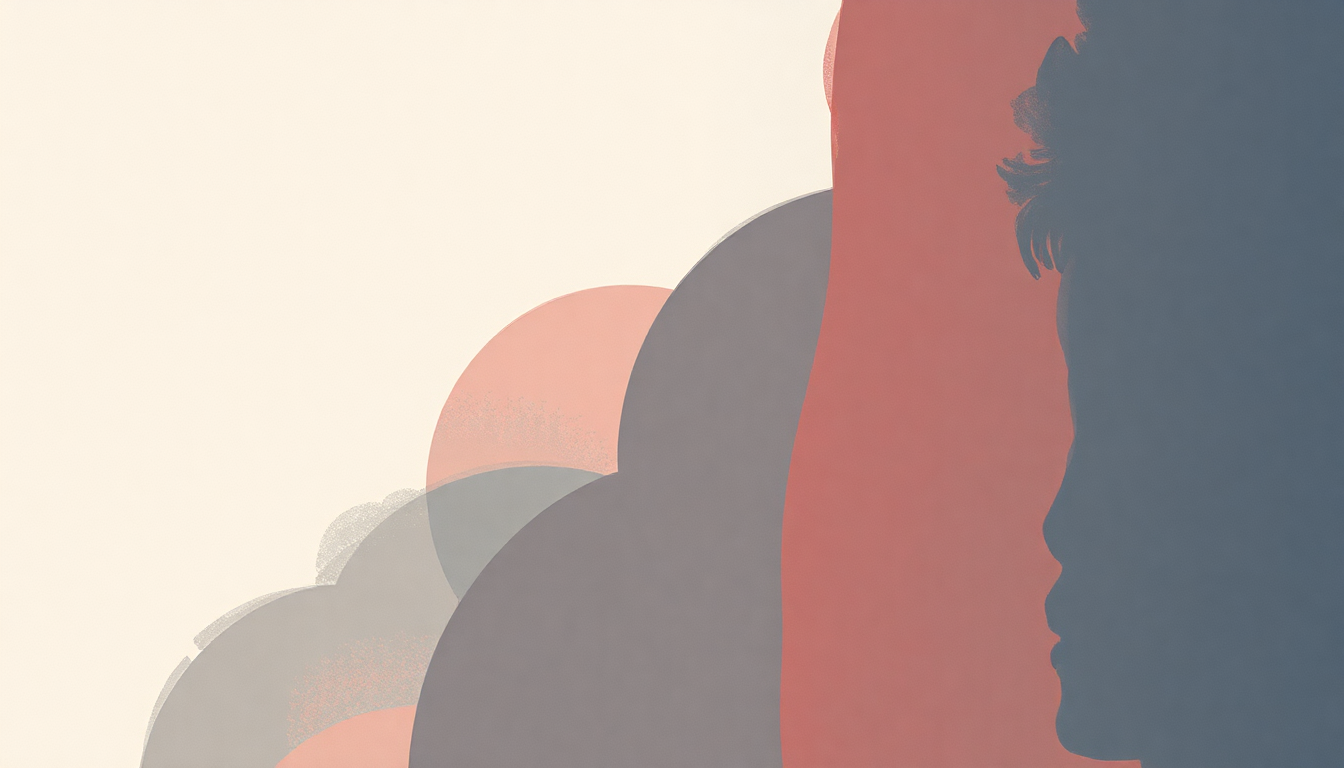 Fan-driven abstract illustration evoking the emotional arc of I Hate U by SZA