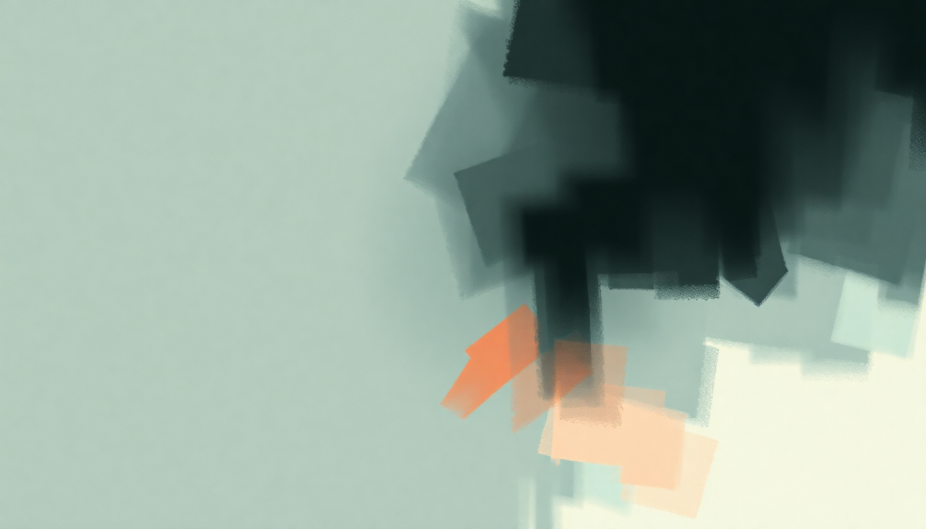 Fan-driven abstract illustration evoking the emotional arc of I Just Don't Know What to Do with Myself by The White Stripes