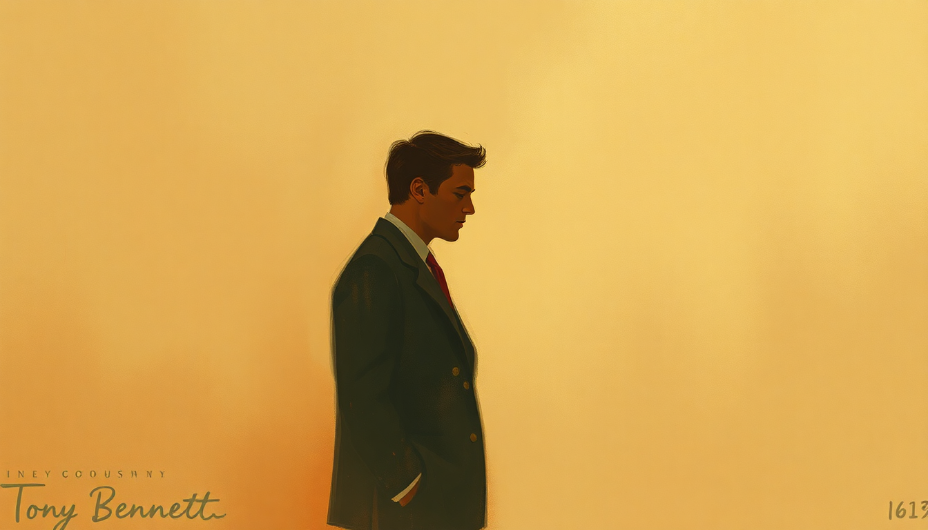 Fan-driven abstract illustration evoking the emotional arc of I'll Be Seeing You by Tony Bennett
