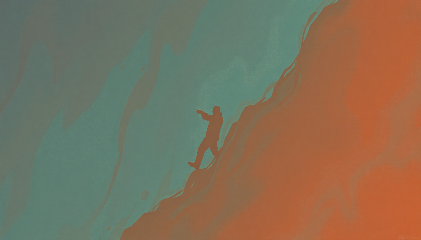 Fan-driven abstract illustration evoking the emotional arc of I'll Whip Ya Head Boy by 50 Cent