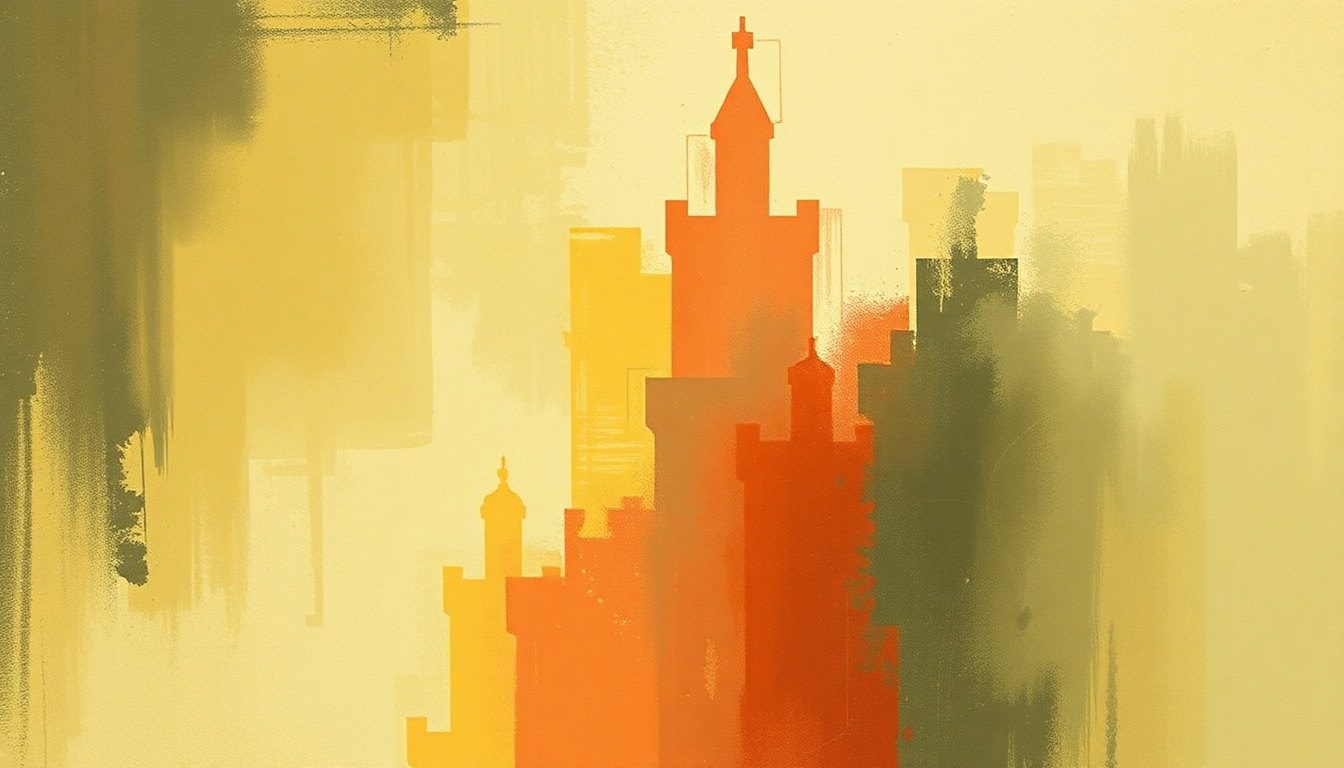 Fan-driven abstract illustration evoking the emotional arc of I Looked at You by The Doors