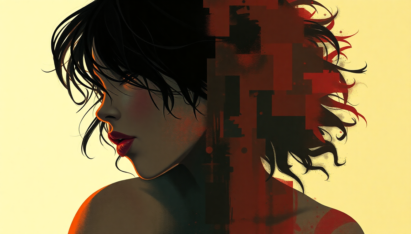 Fan-driven abstract illustration evoking the emotional arc of I'm Really Hot by Missy Elliott