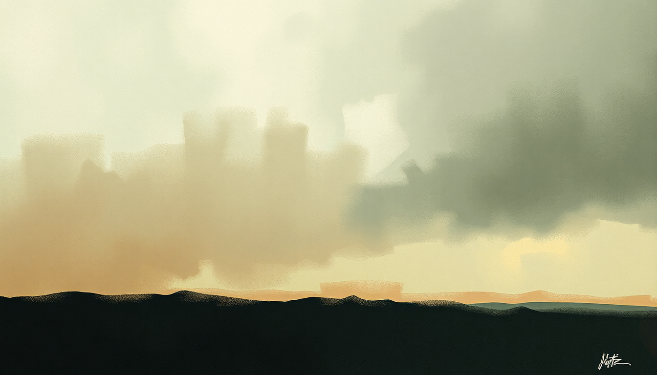 Fan-driven abstract illustration evoking the emotional arc of I'm Shakin' by Jack White