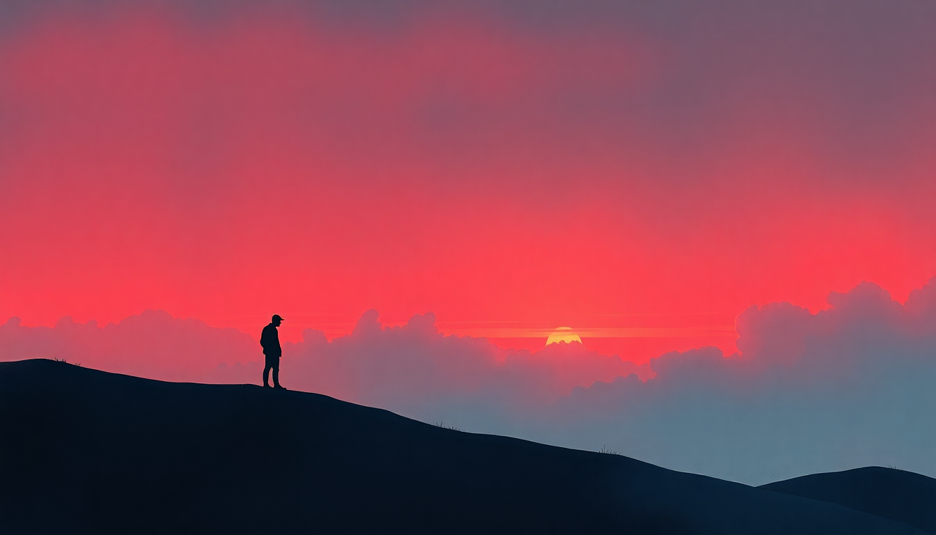 Fan-driven abstract illustration evoking the emotional arc of I Need Love by LL Cool J
