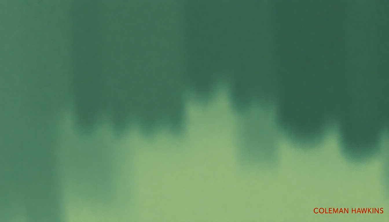 Fan-driven abstract illustration evoking the emotional arc of I Only Have Eyes for You by Coleman Hawkins