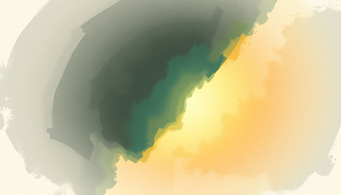 Fan-driven abstract illustration evoking the emotional arc of I Recognise the Light by Maximo Park