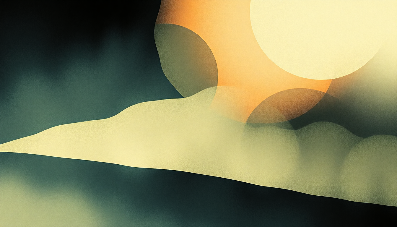 Fan-driven abstract illustration evoking the emotional arc of I Remember Nothing by Joy Division