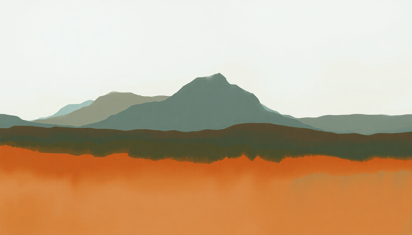 Fan-driven abstract illustration evoking the emotional arc of I Sang Dixie by Dwight Yoakam