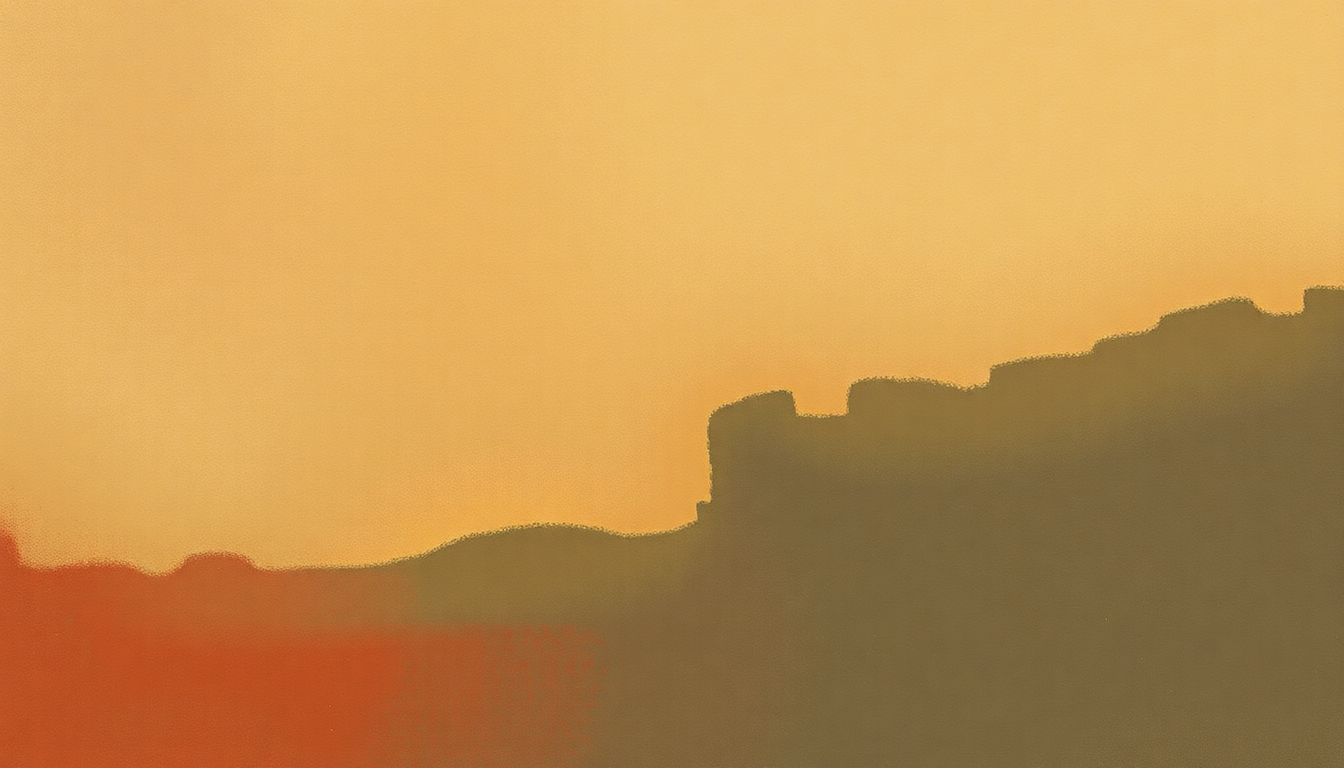 Fan-driven abstract illustration evoking the emotional arc of I Shall Be Released by The Band