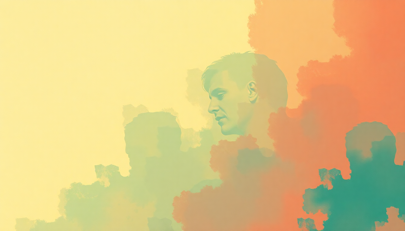 Fan-driven abstract illustration evoking the emotional arc of I Shot the Sheriff by Eric Clapton