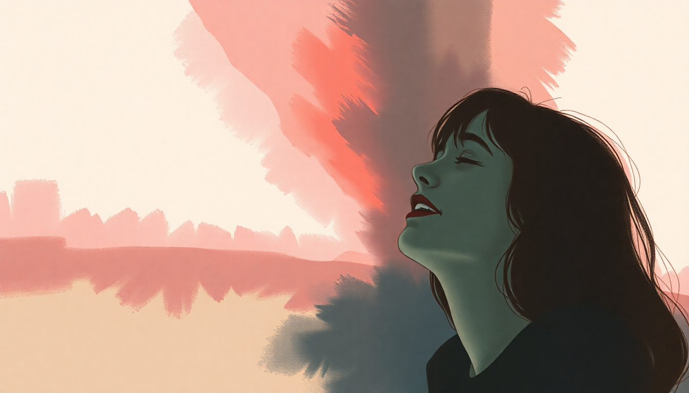 Fan-driven abstract illustration evoking the emotional arc of I Slept with Someone in Fall Out Boy and All I Got Was This Stupid Song Written About Me by Fall Out Boy