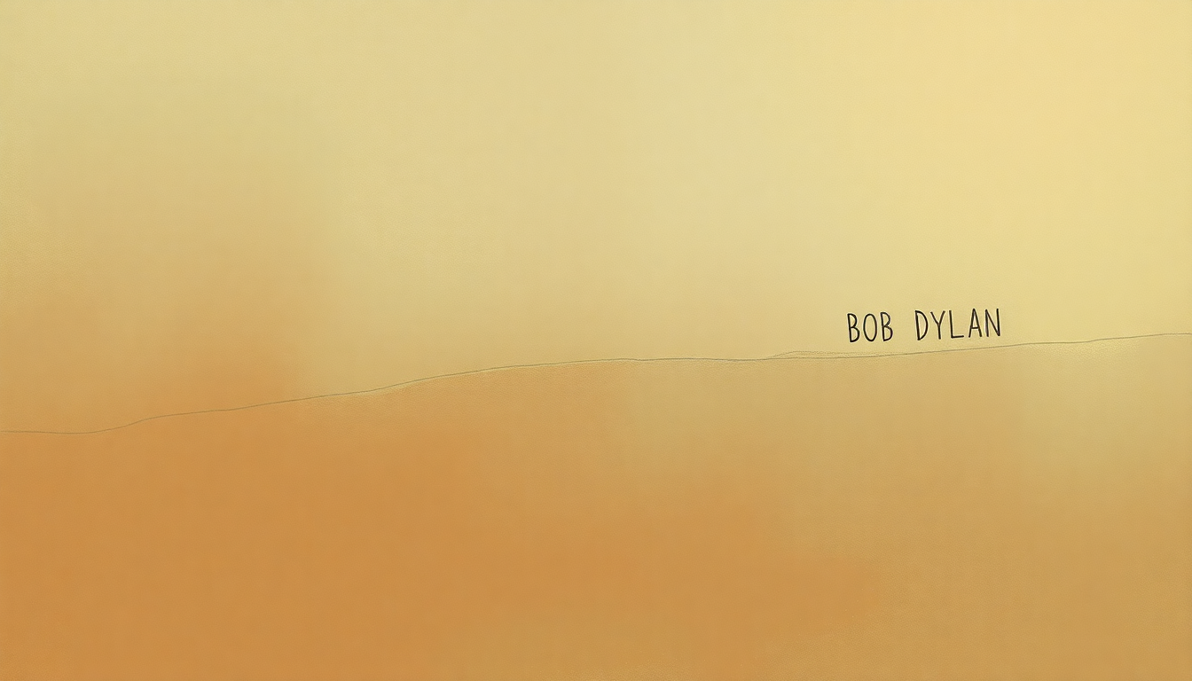 Fan-driven abstract illustration evoking the emotional arc of I Threw It All Away by Bob Dylan