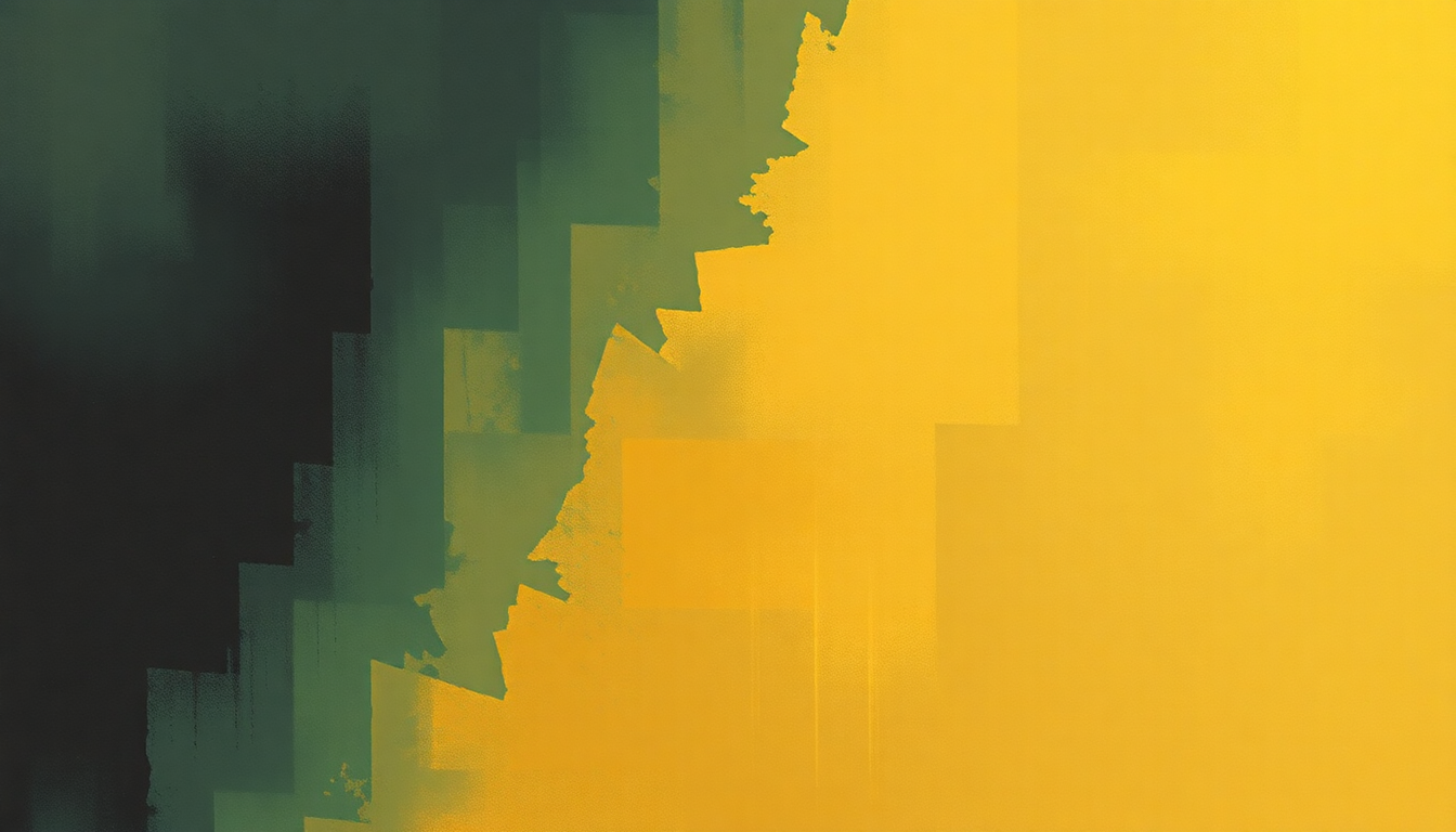 Fan-driven abstract illustration evoking the emotional arc of I've Gotta Get a Message to You by Bee Gees
