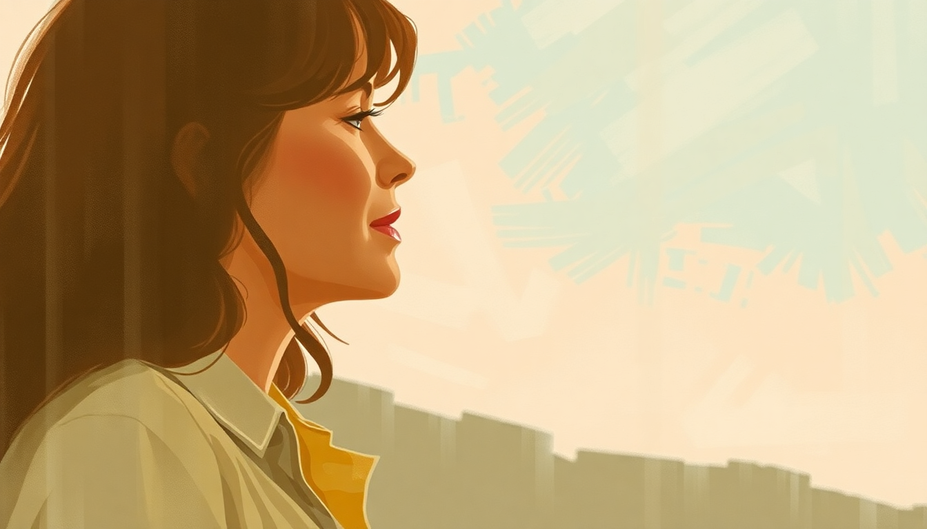 Fan-driven abstract illustration evoking the emotional arc of I Wanna Be Free by Loretta Lynn