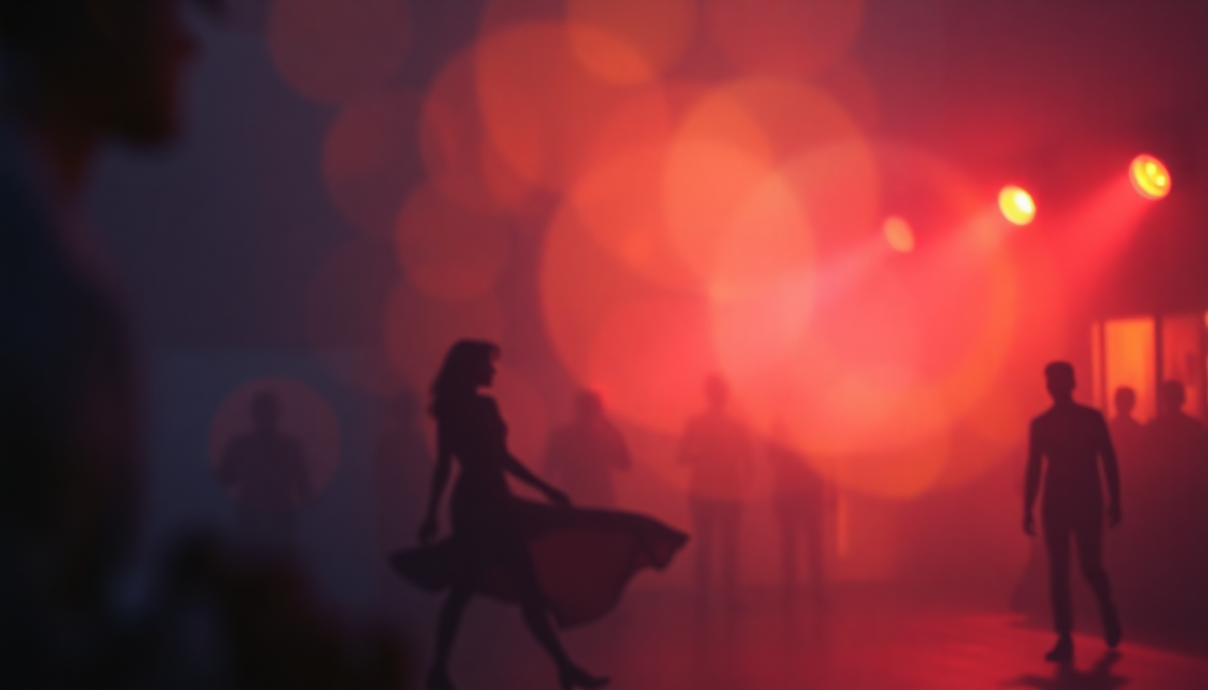 Fan-driven abstract illustration evoking the emotional arc of I Wanna Dance with Somebody by Whitney Houston