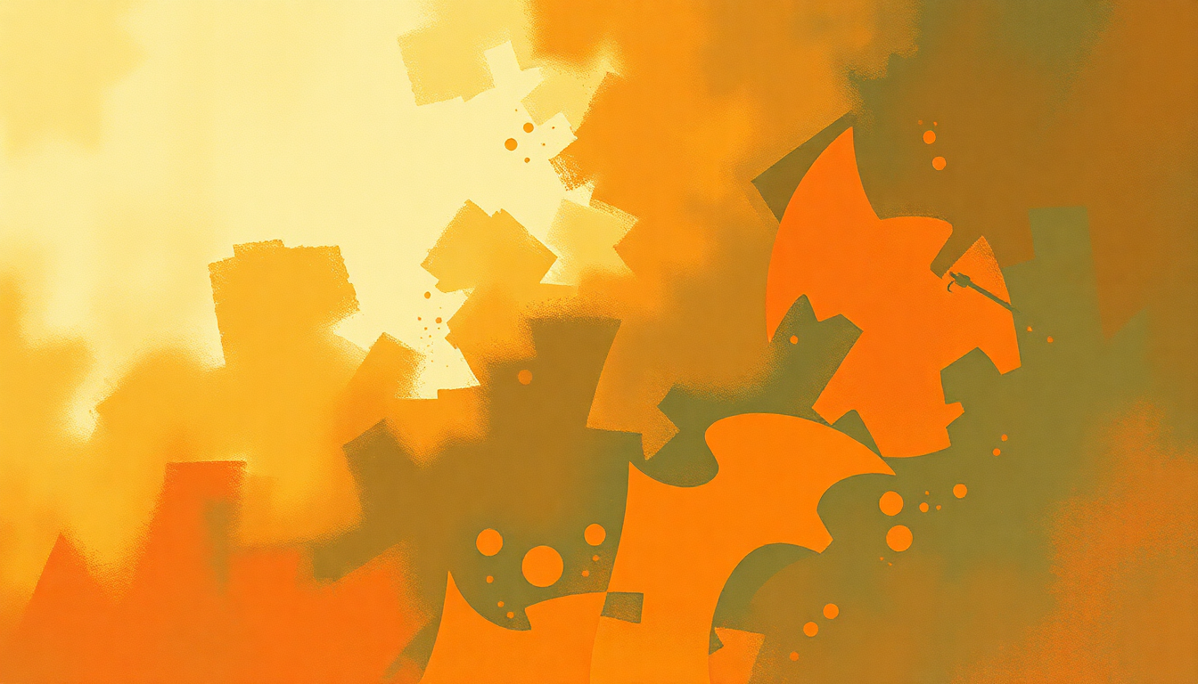 Fan-driven abstract illustration evoking the emotional arc of I Want to Take You Higher by Sly and the Family Stone