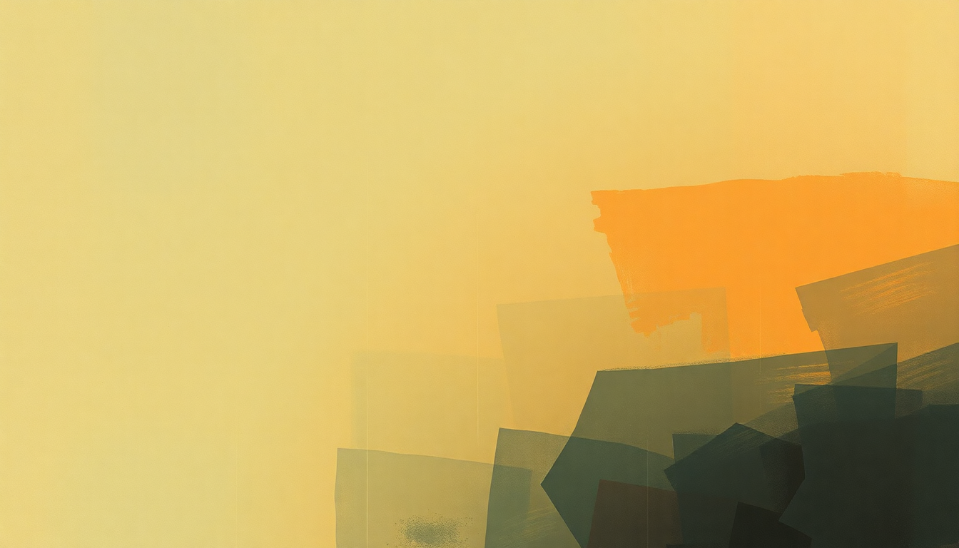 Fan-driven abstract illustration evoking the emotional arc of I Was Doing All Right by Dexter Gordon