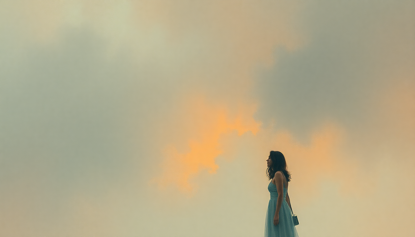 Fan-driven abstract illustration evoking the emotional arc of I Will Always Love You by Whitney Houston
